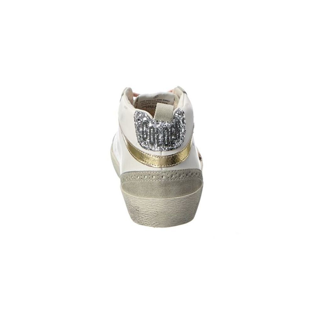 Golden Goose Midstar Leather & Suede Sneaker, White - Picture 3 of 5